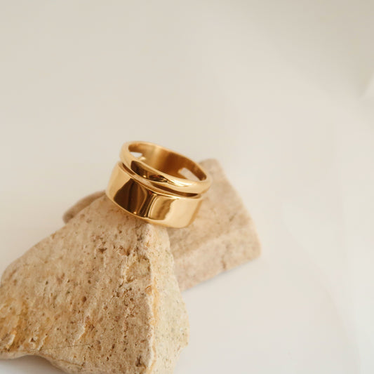 Gold Duet Ring