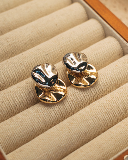 Two-Tone Earrings