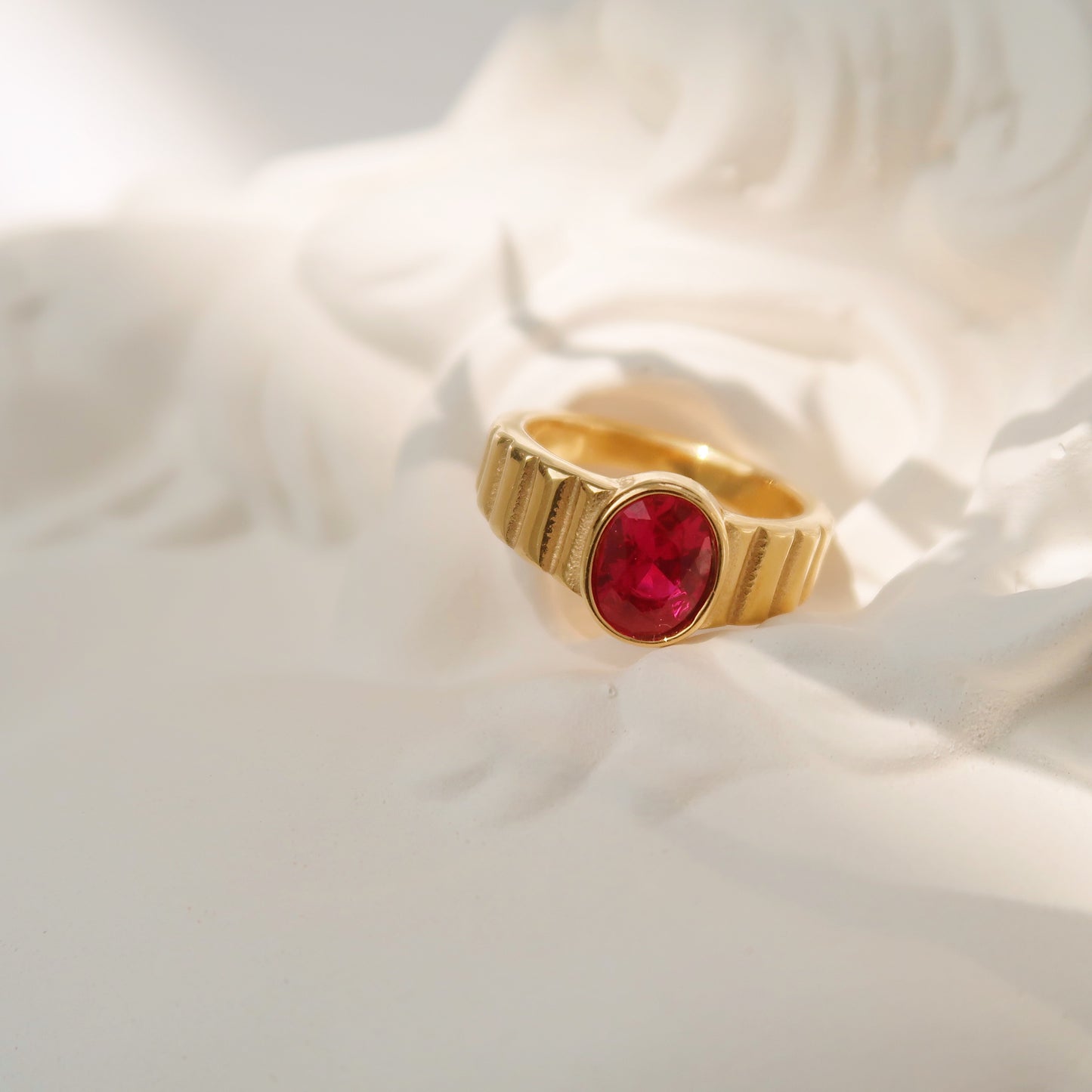 Garnet Gemstone Ring