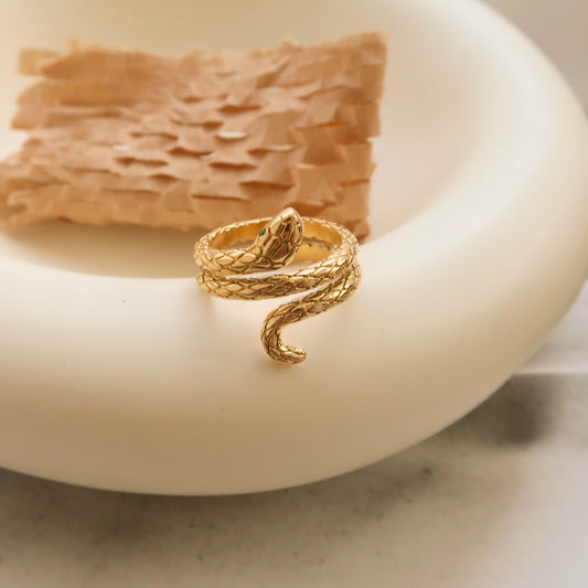 Gold Snake Ring