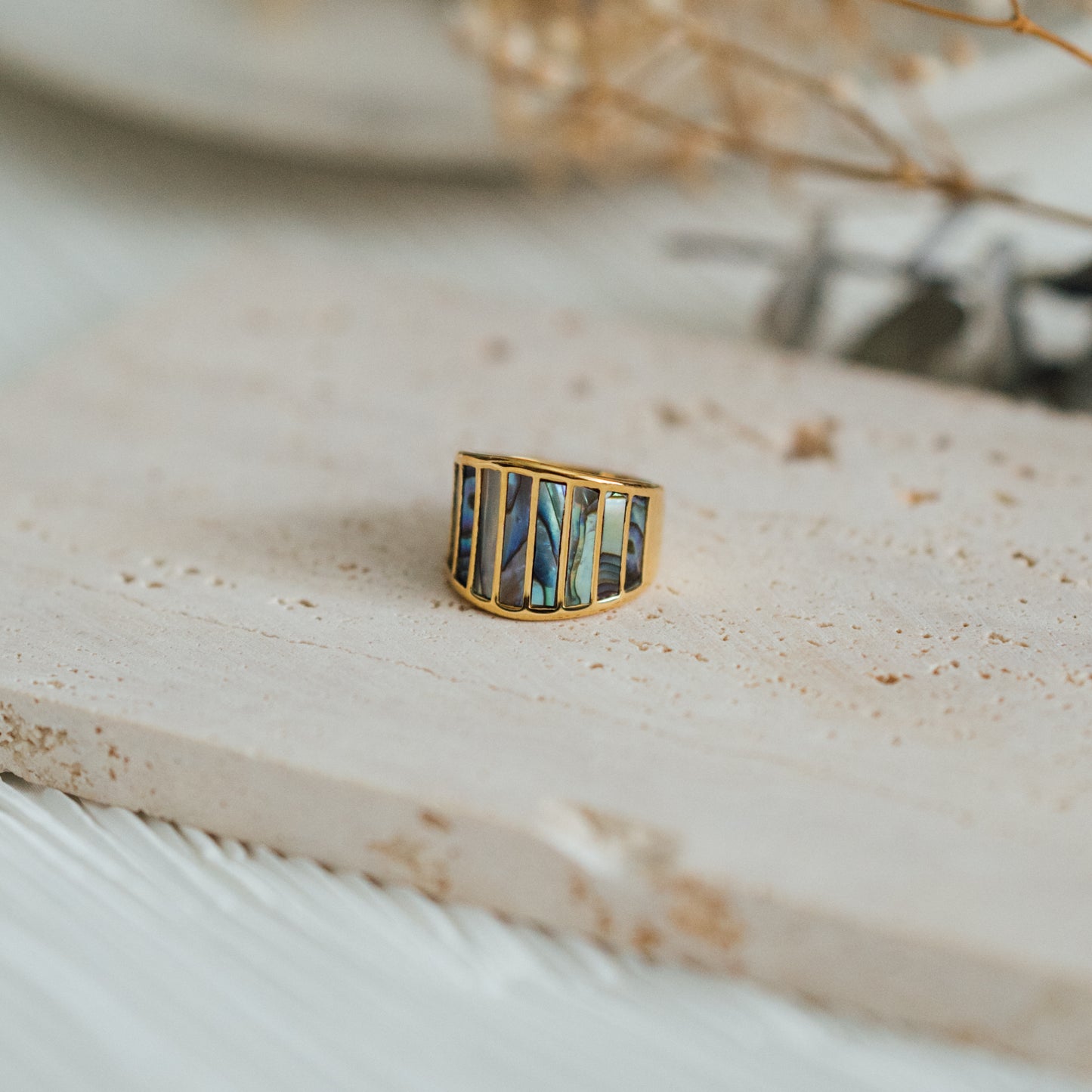 Peacock Signet Ring