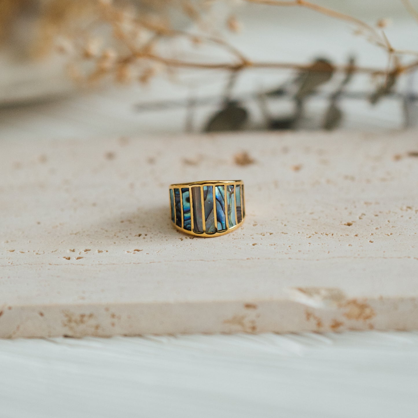 Peacock Signet Ring