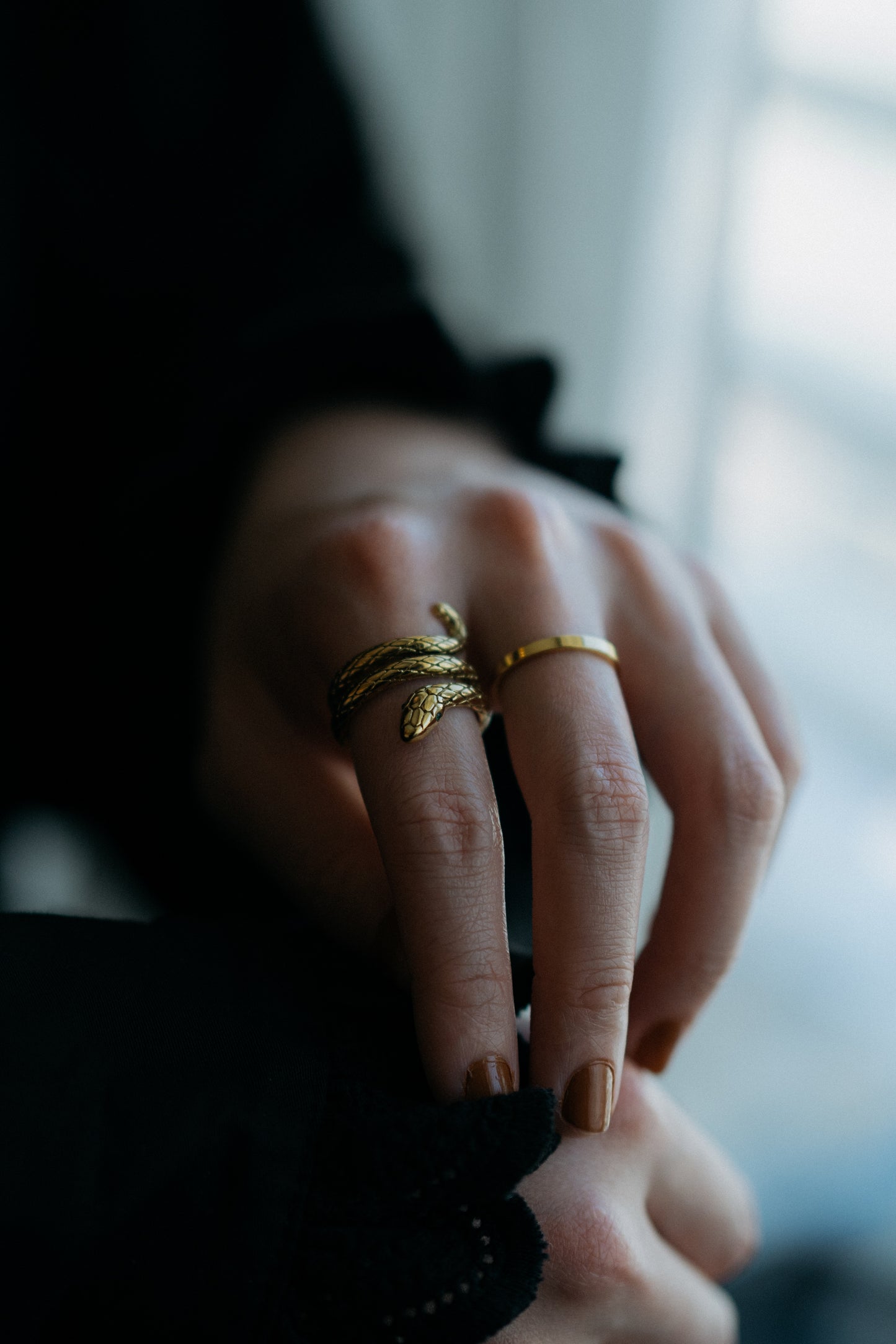 Gold Snake Ring