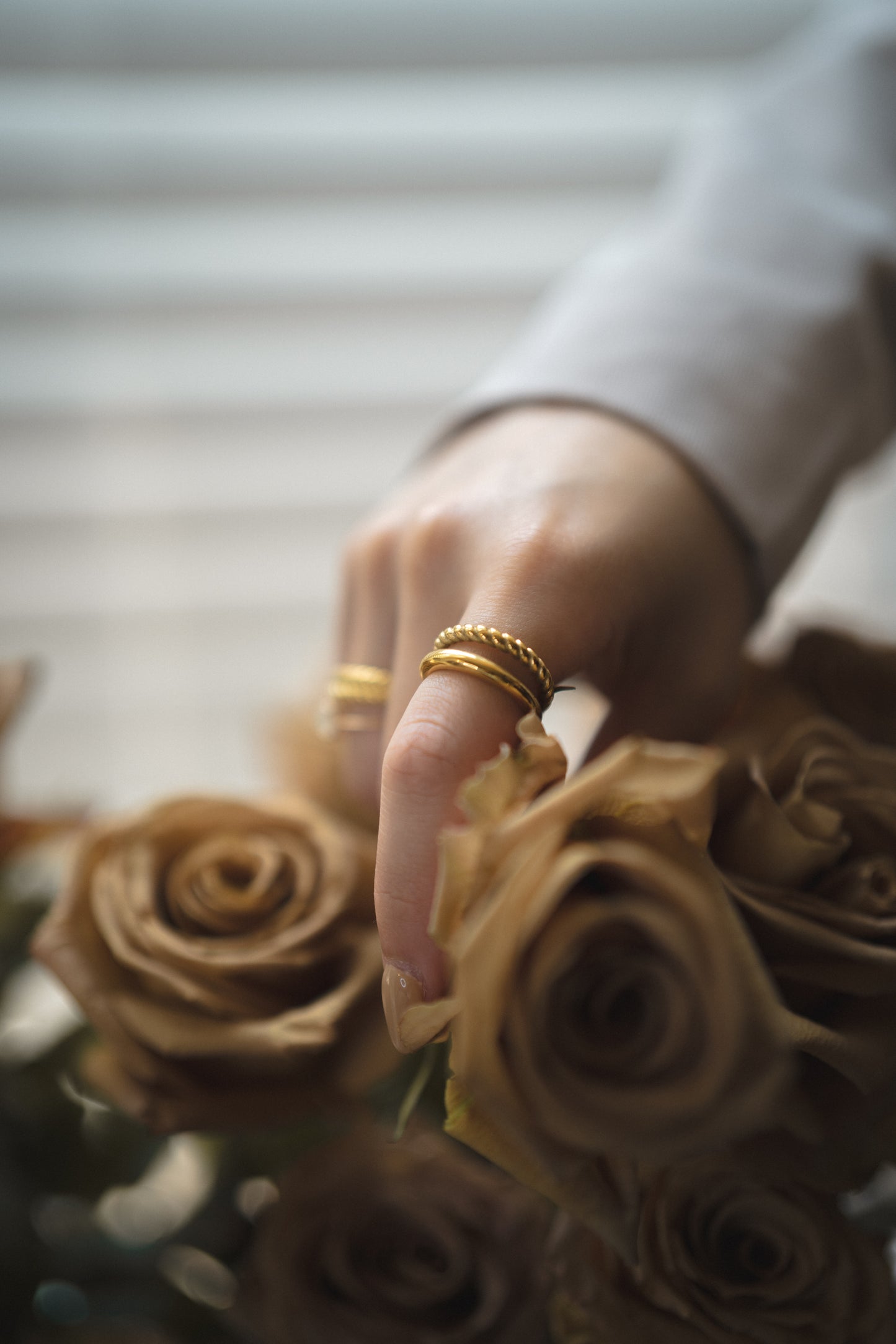 Double Twisted Band Ring