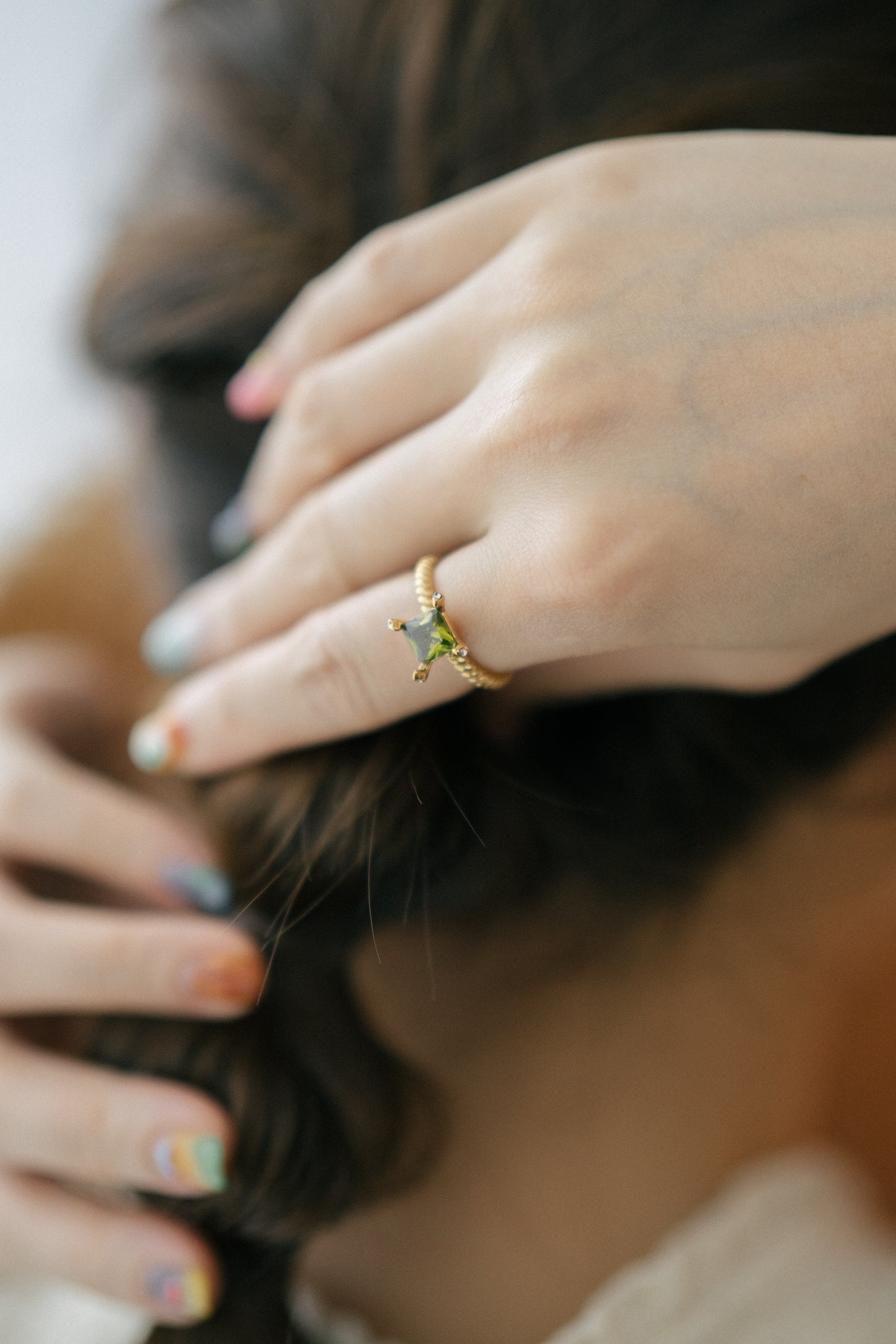 May Birthstone Ring