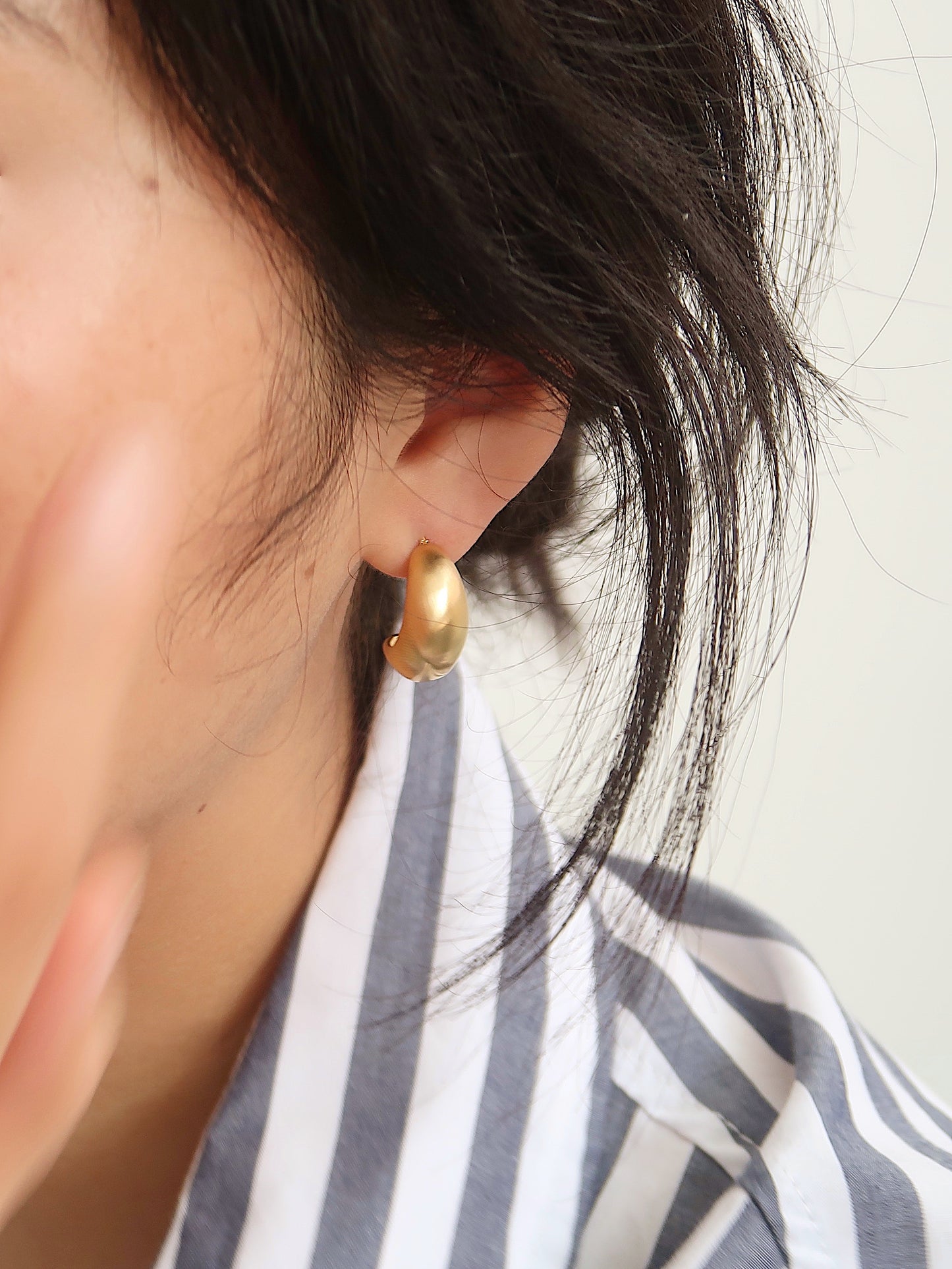 Gold Bold Hoops