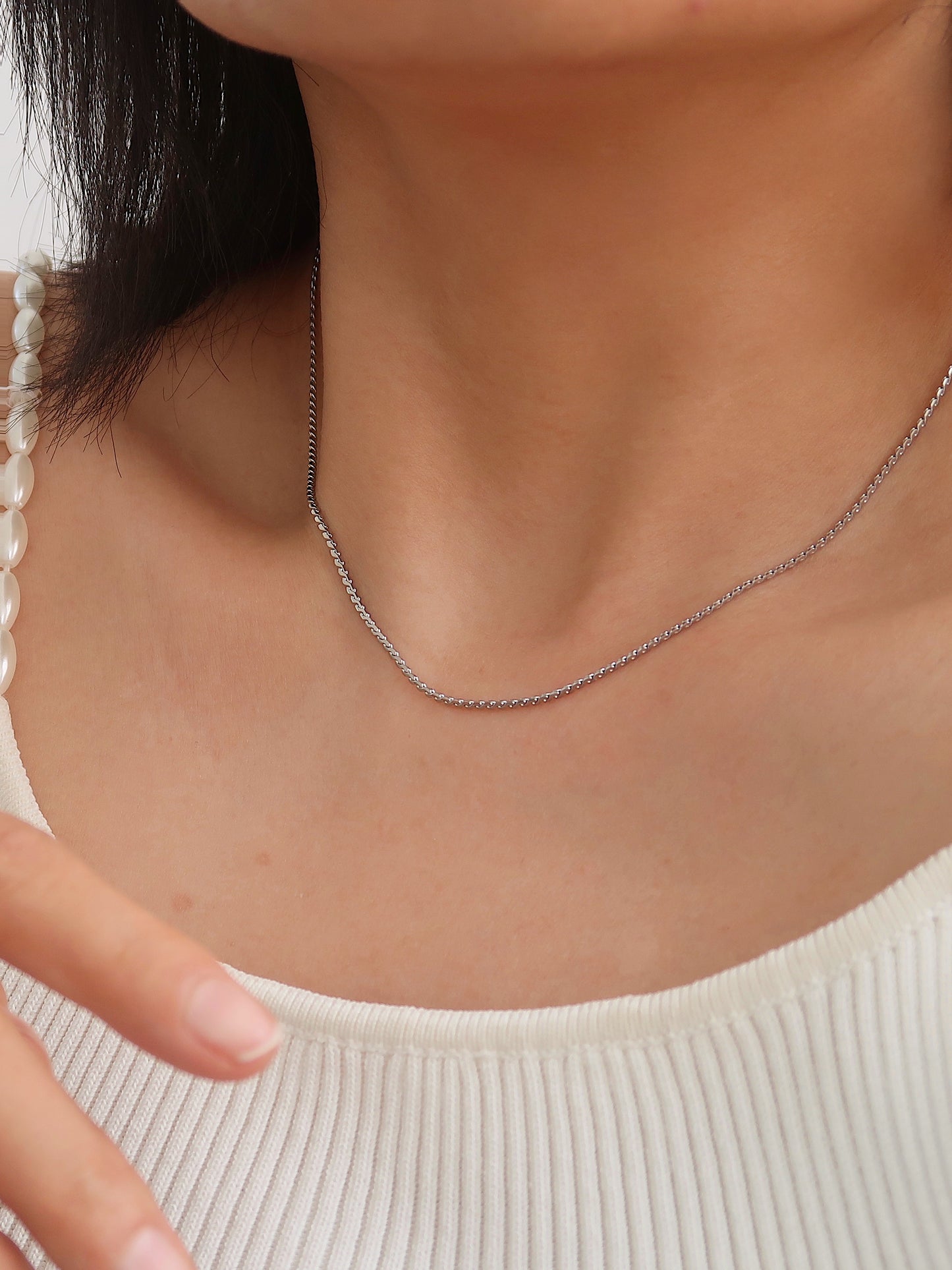 Minimalist Snake Chain Necklace